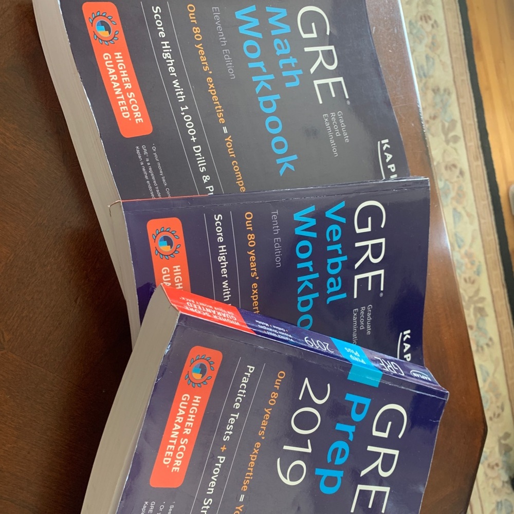GRE prep book bundle